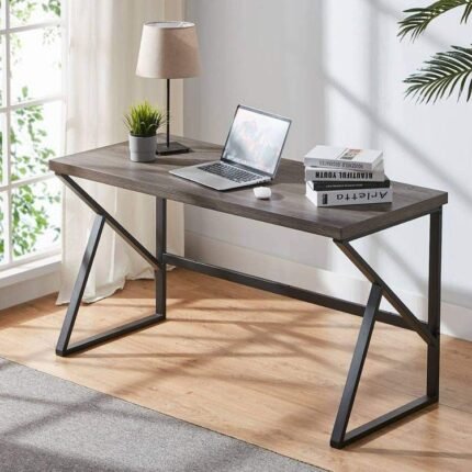 Wood and Metal Home Office 2